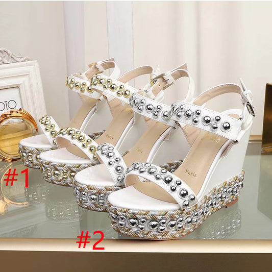 J4A48ZDE Stylish leather High heels 12cm heel