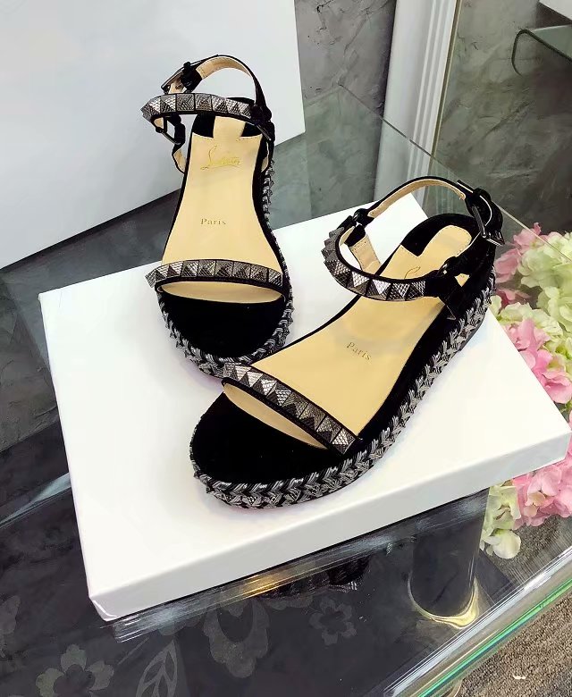 J4A59ZDE Stylish leather High heels 6cm