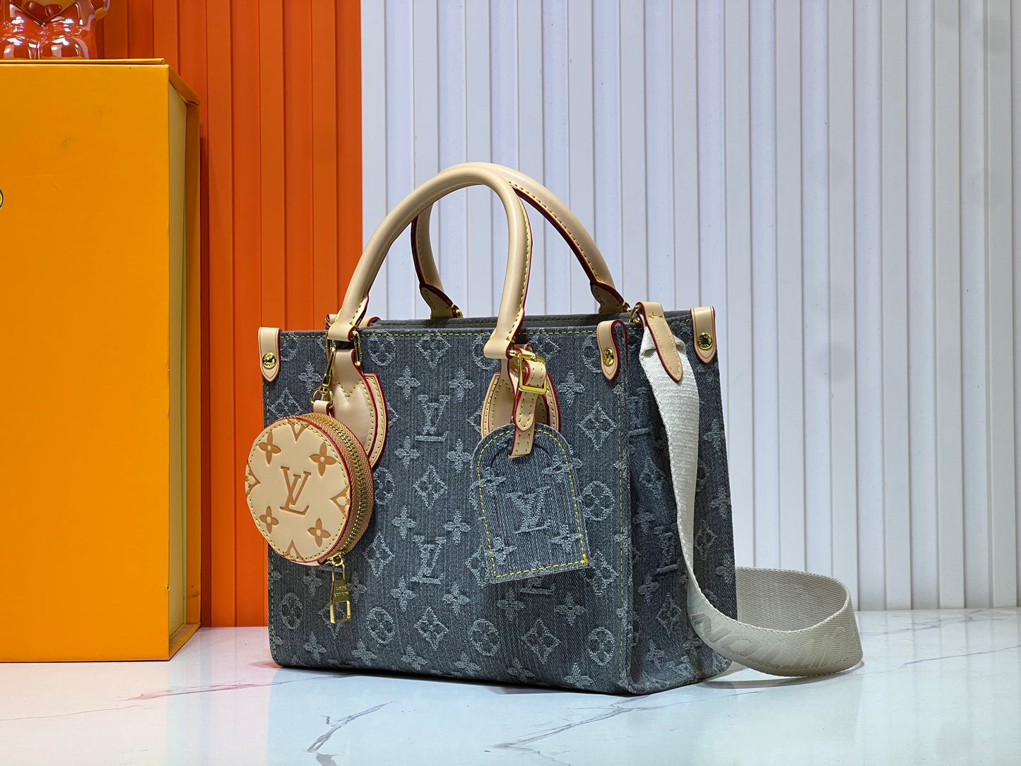 155NE34BDE Stylish denim bag