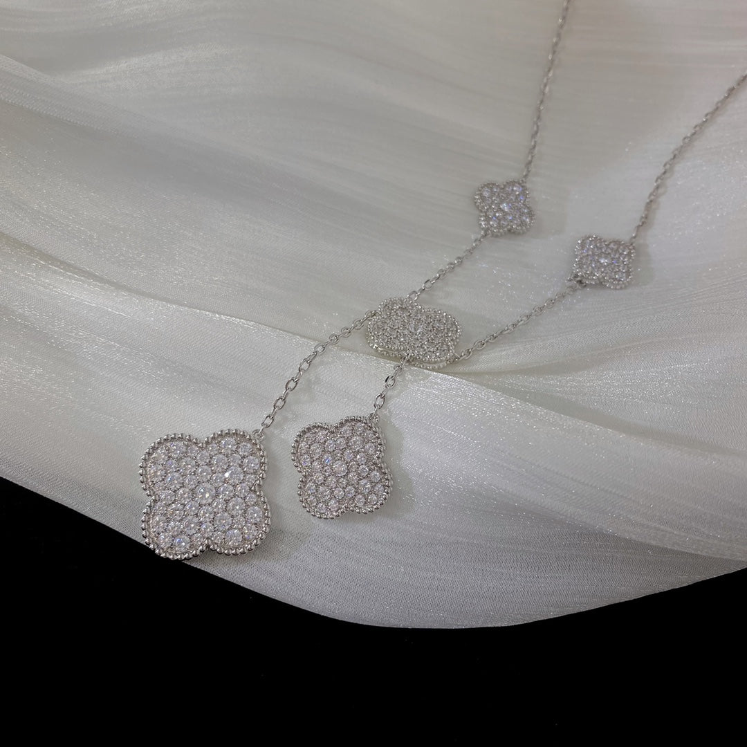 5XVA182KDE Stylish  6 flowers necklaces