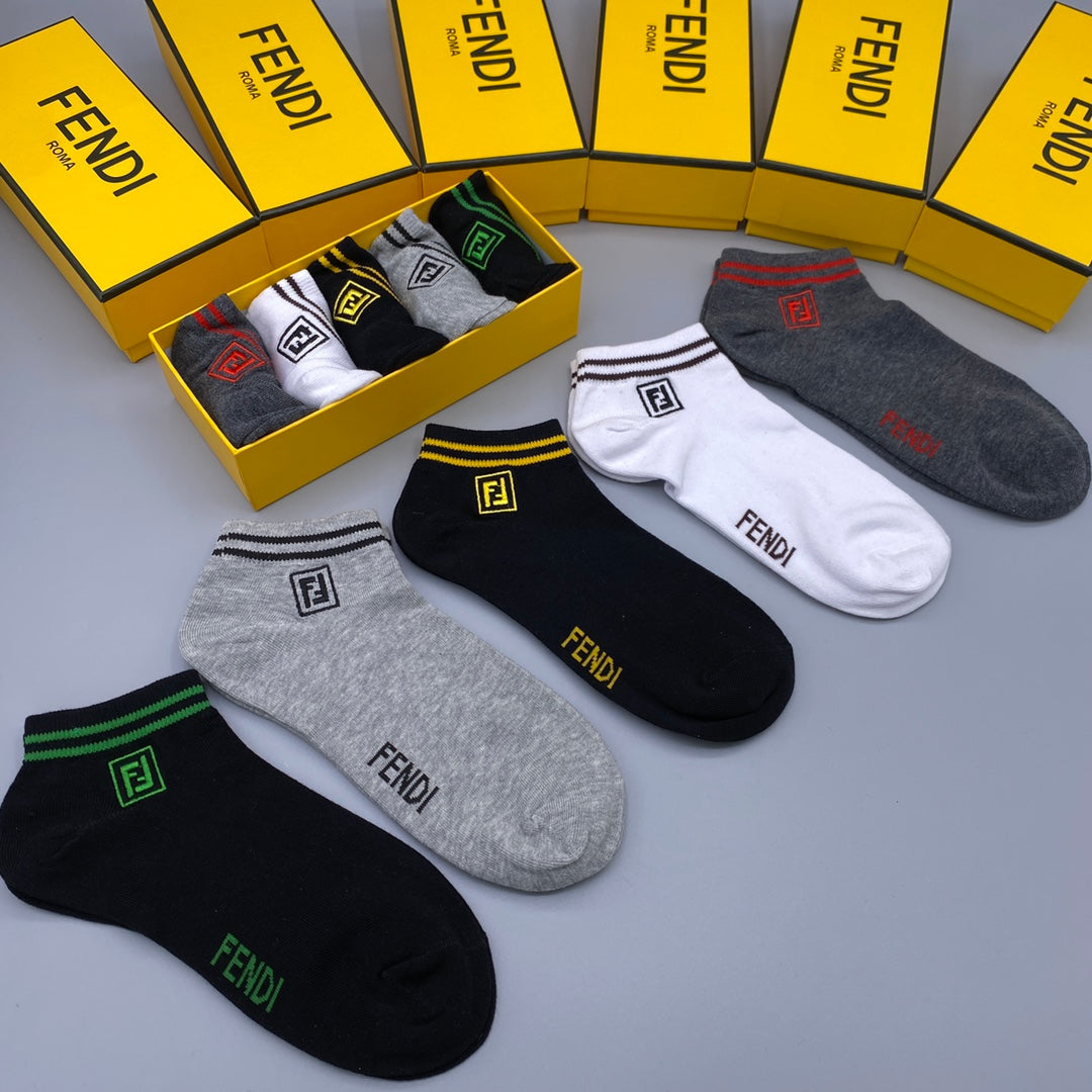 235QF44SDE Stylish socks(5 pairs )