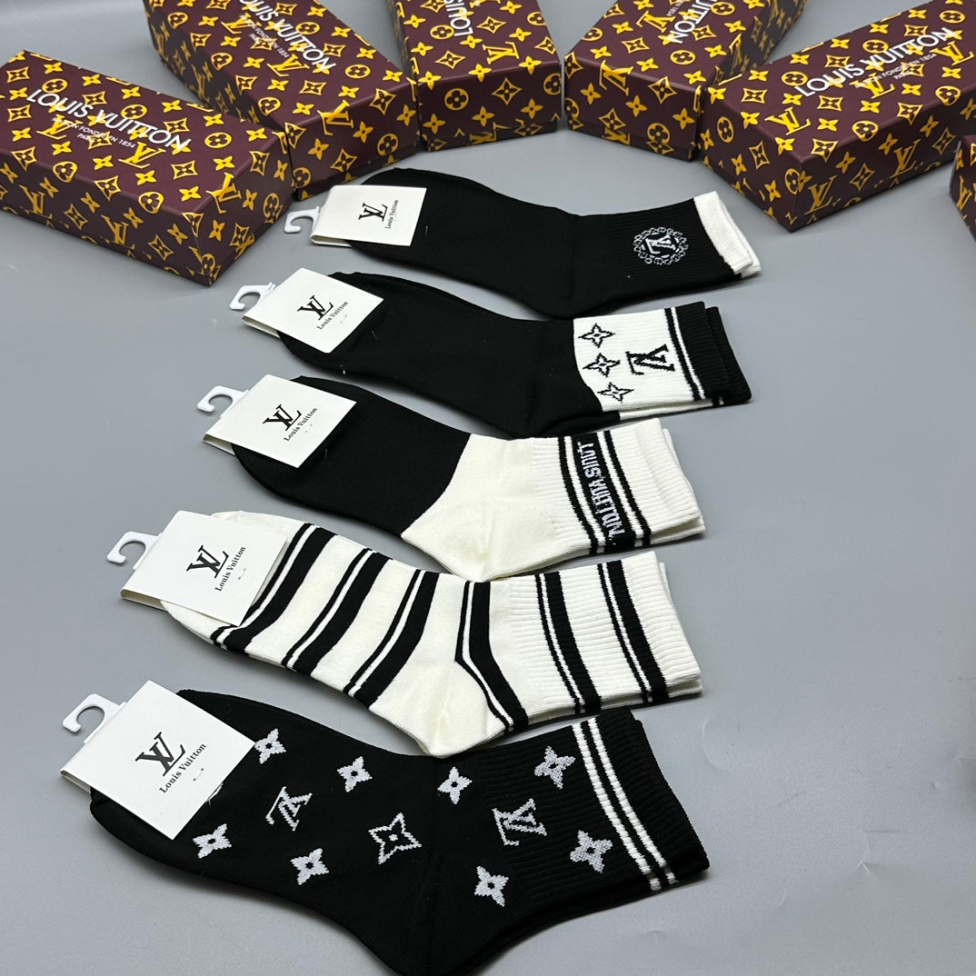 235QE14SDE Stylish socks(5 pairs )