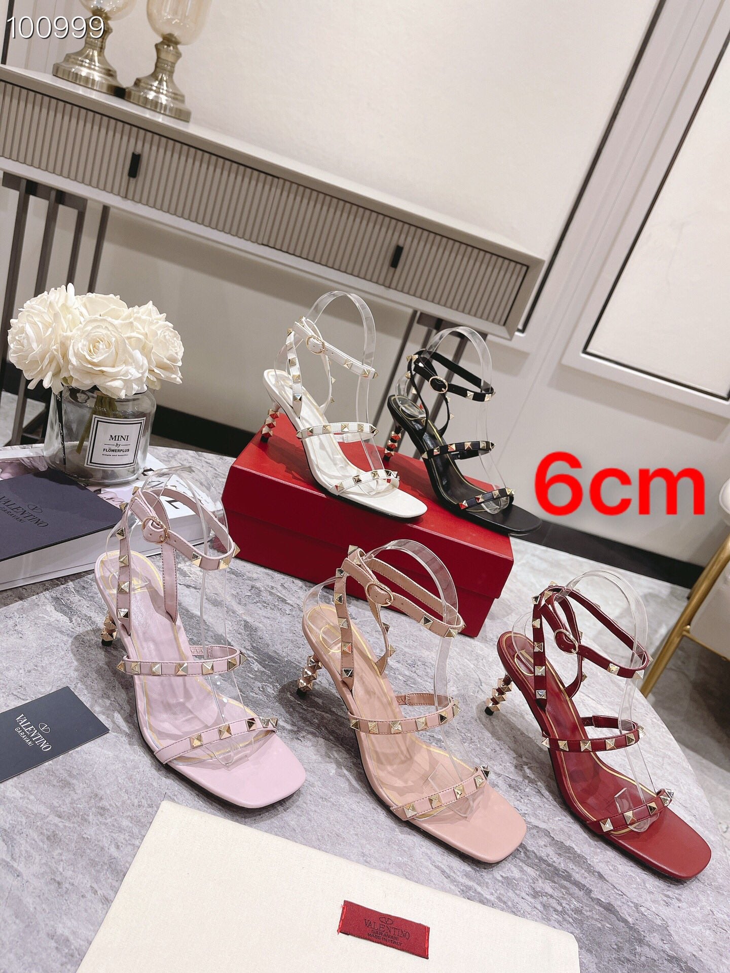 285ZVL21ZDE Stylish leather  High heels (Heel height 6CM)