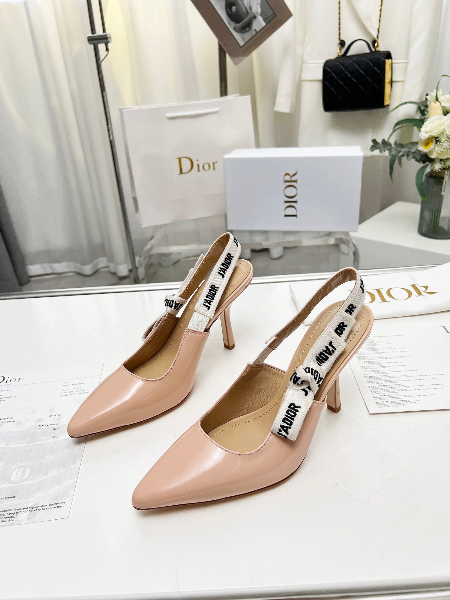 255QD44ZDE Stylish leather High heels