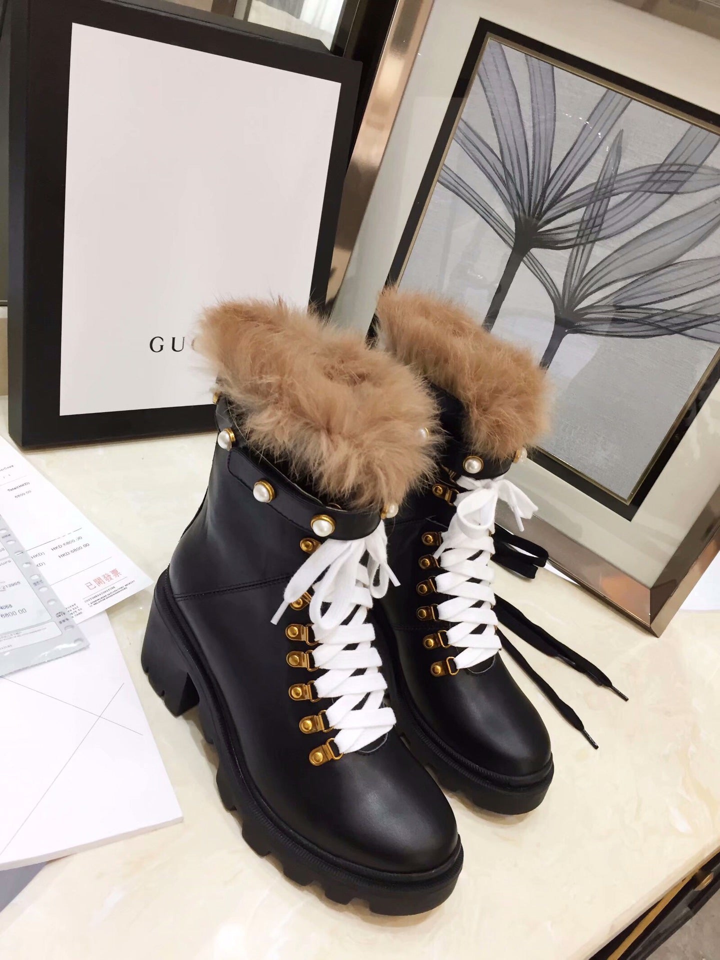 2XB203ZDE Stylish leather boot (top layer leather lining)