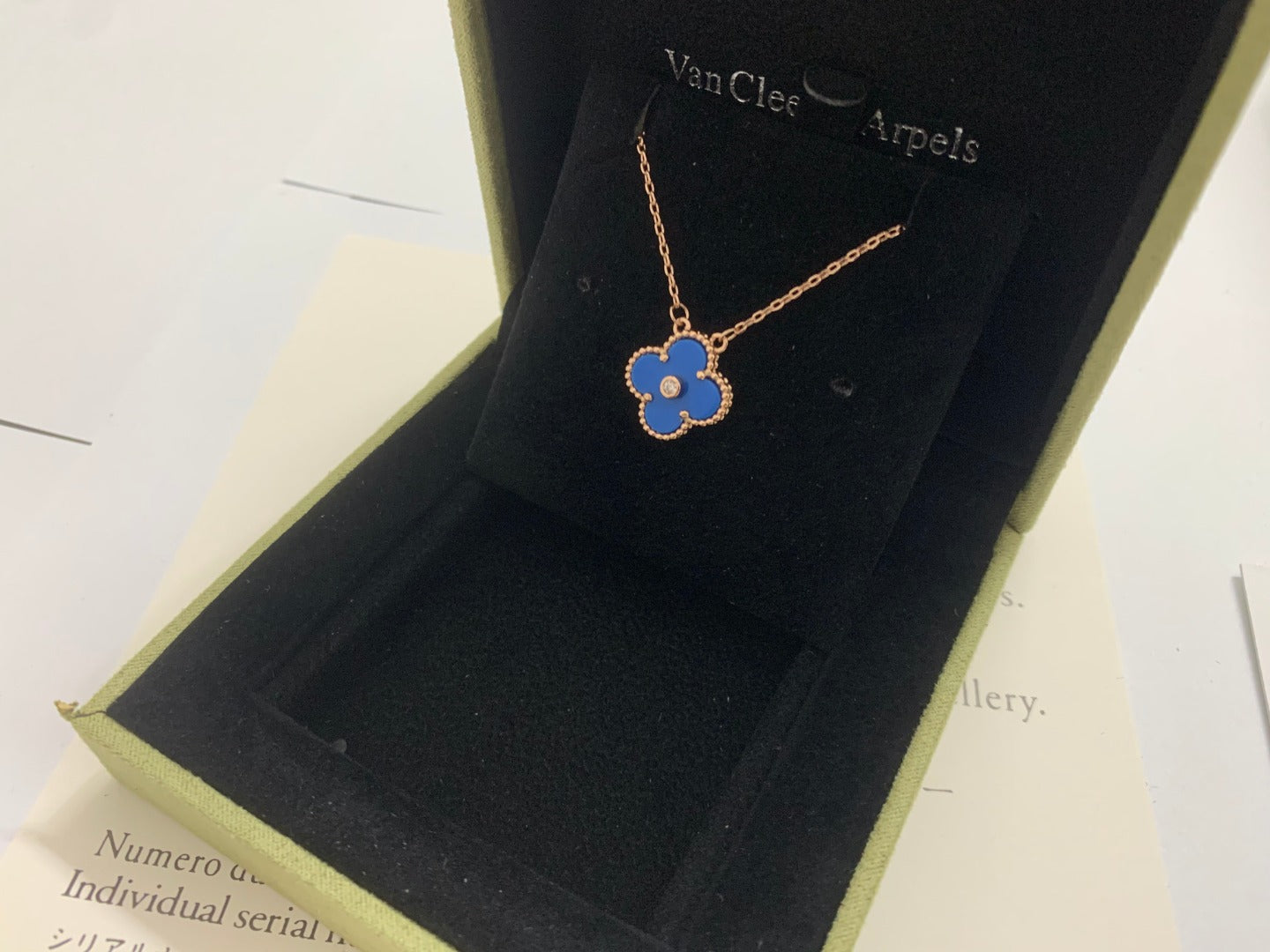 5XVA185XDE Stylish 1 flower necklace
