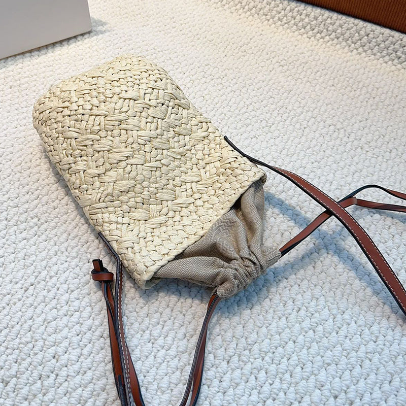 6XA444BDE Stylish Woven Handbag