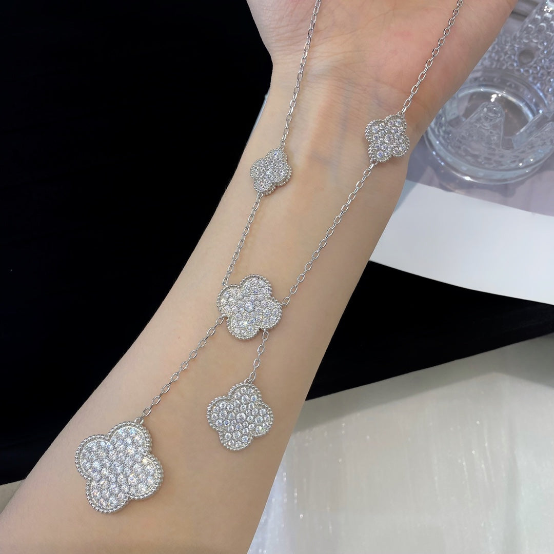 5XVA182KDE Stylish  6 flowers necklaces