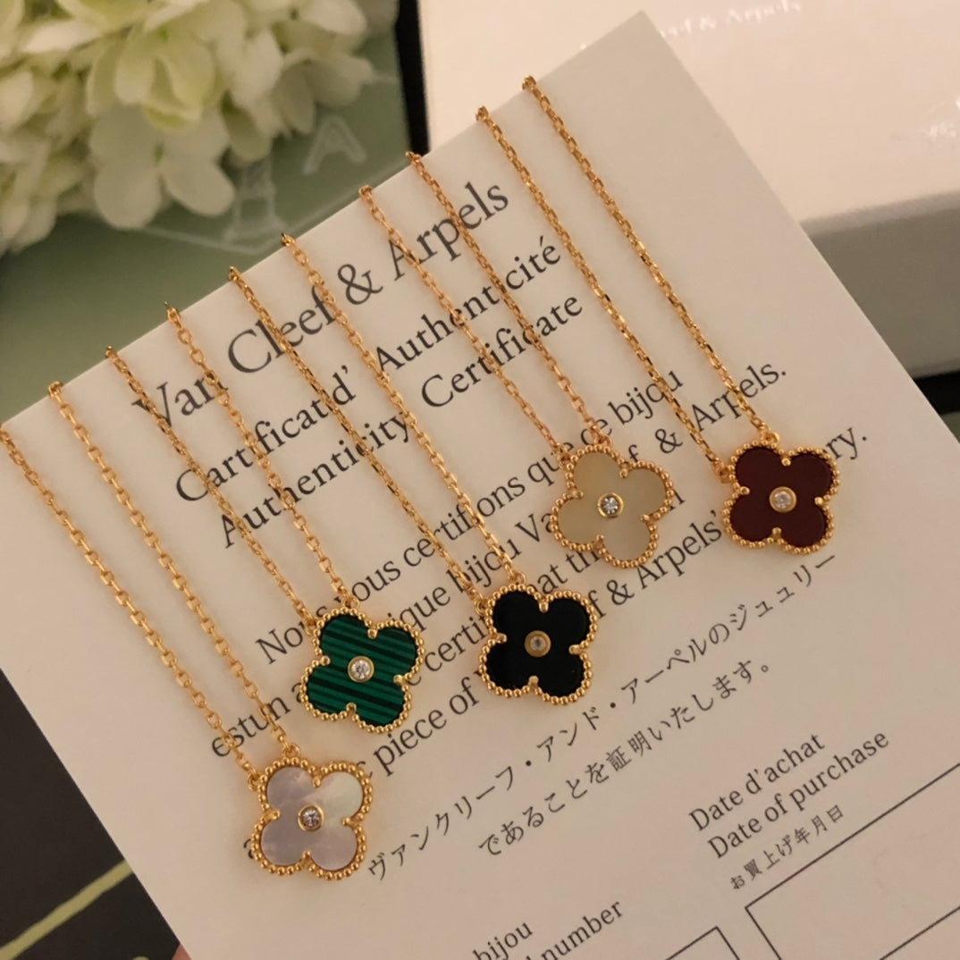 5XVA185XDE Stylish 1 flower necklace