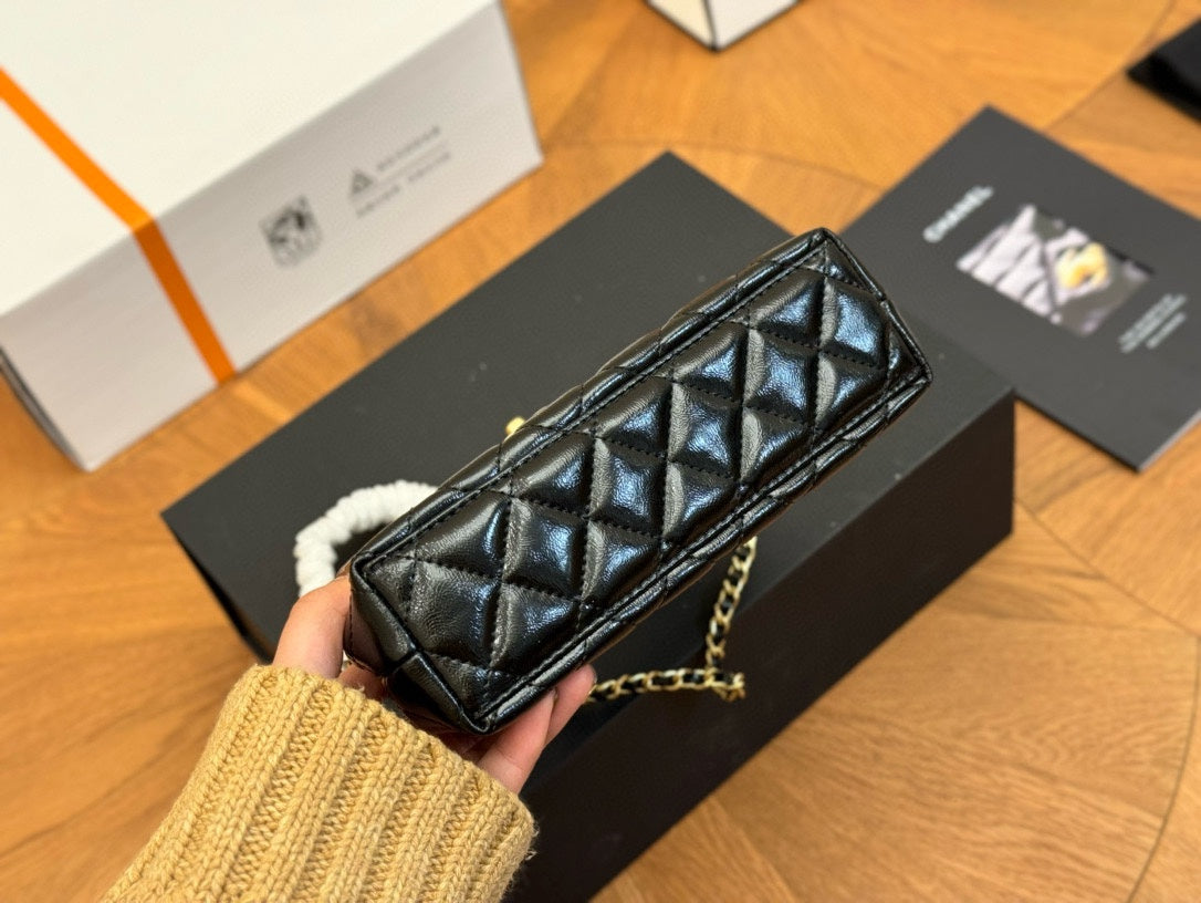 6XC425BDE Stylish leather bag