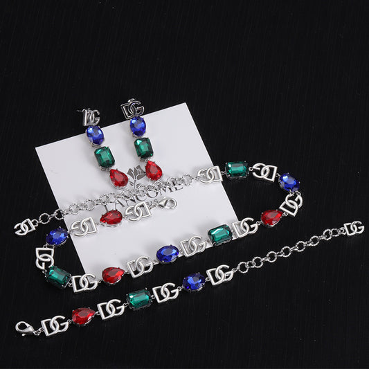 1XA5833XDE Stylish  Earrings Bracelets Necklaces