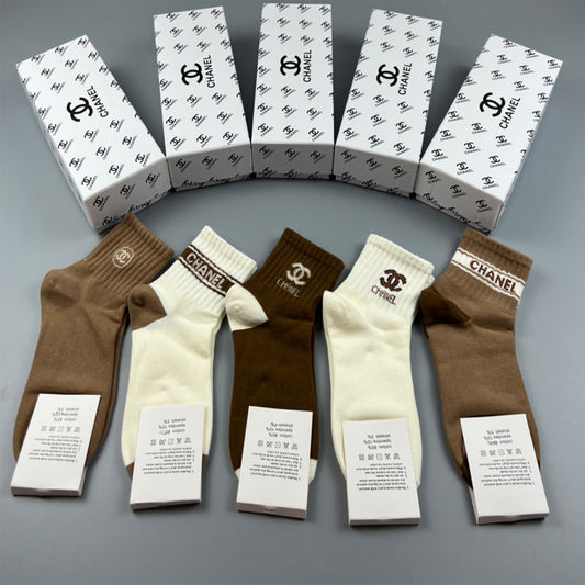 235QC64SDE Stylish socks(5 pairs )