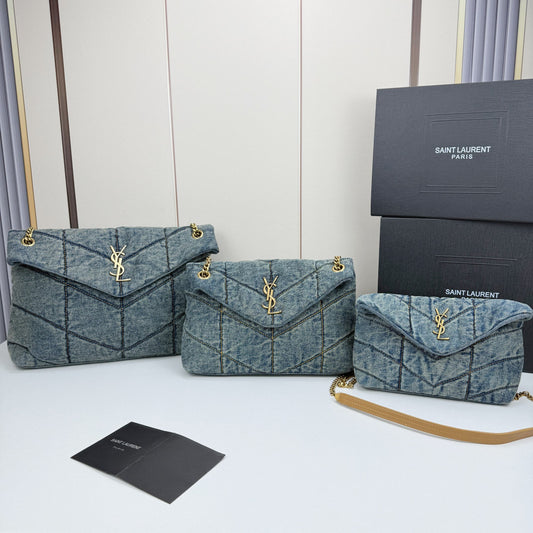 15RSL17BDE Stylish denim bags
