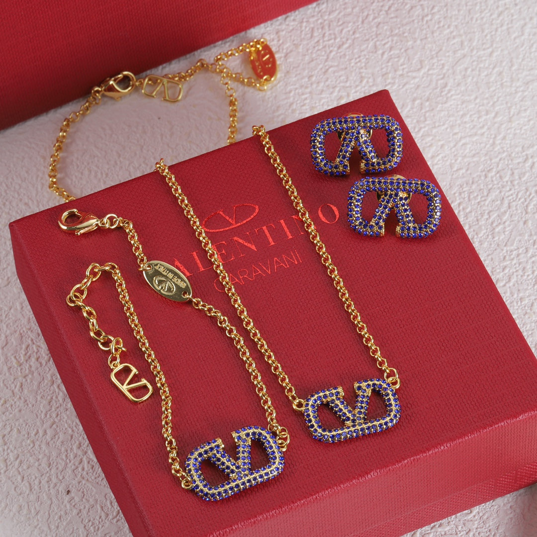 175RVL84XDE Stylish  Necklace . Earrings.Bracelets.