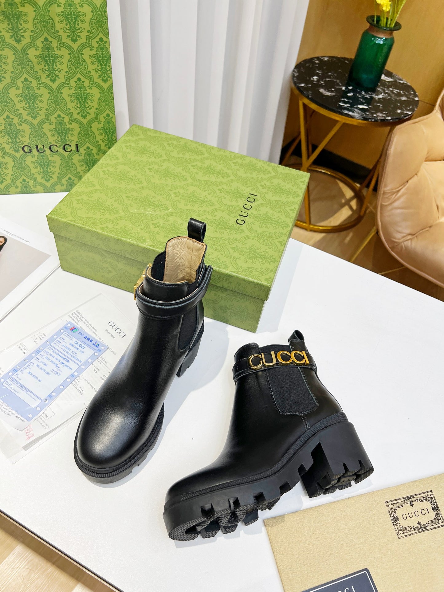 2XB197ZDE Stylish leather boot (top layer leather lining)