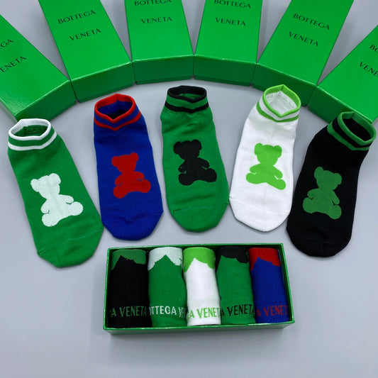 235QA45SDE Stylish socks(5 pairs )