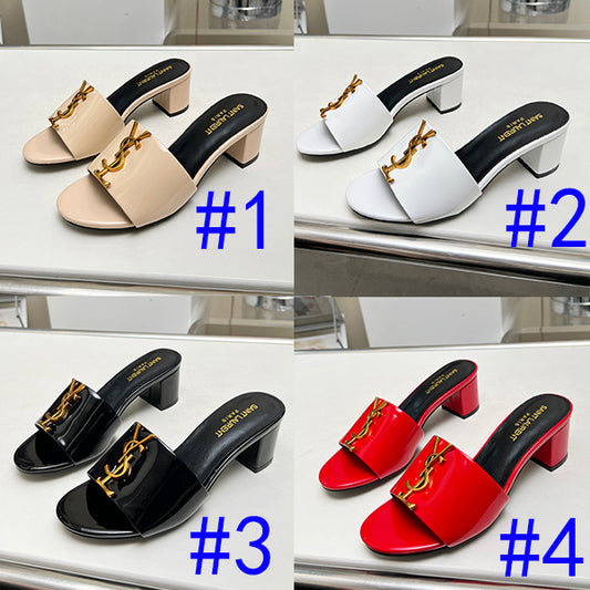 285ZSL34ZDE Stylish leather High heels(Heel height 5CM)