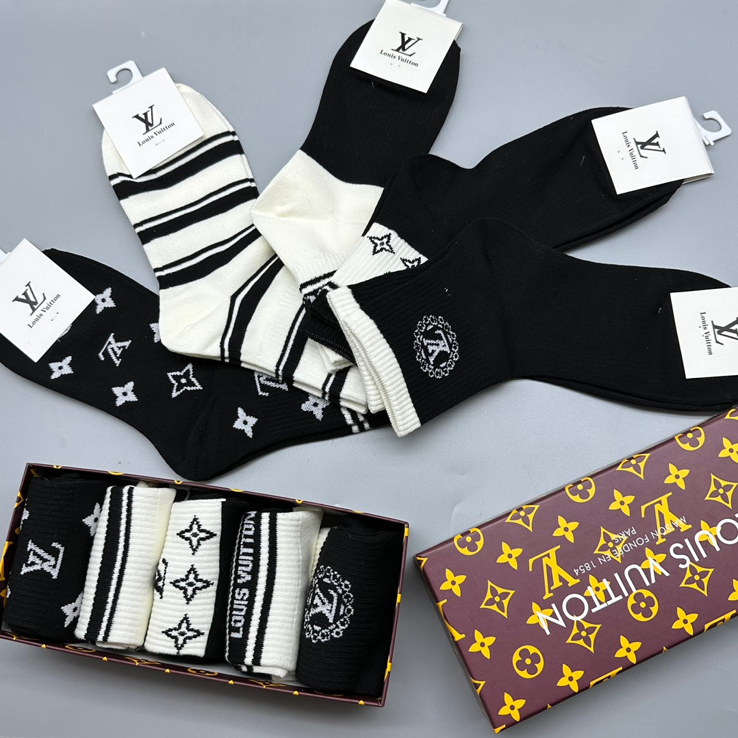 235QE14SDE Stylish socks(5 pairs )