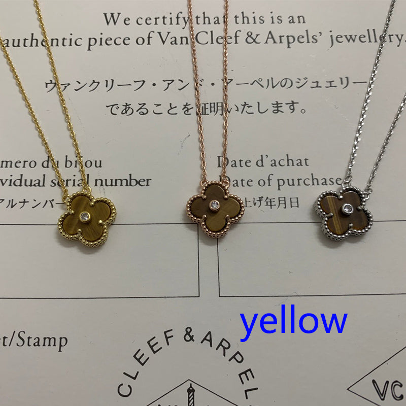 5XVA185XDE Stylish 1 flower necklace