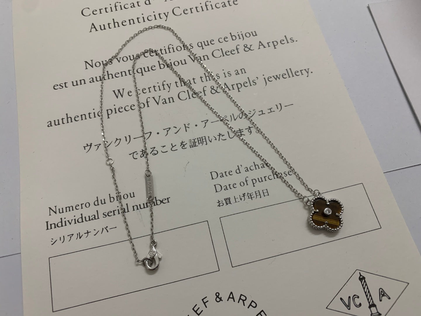 5XVA185XDE Stylish 1 flower necklace