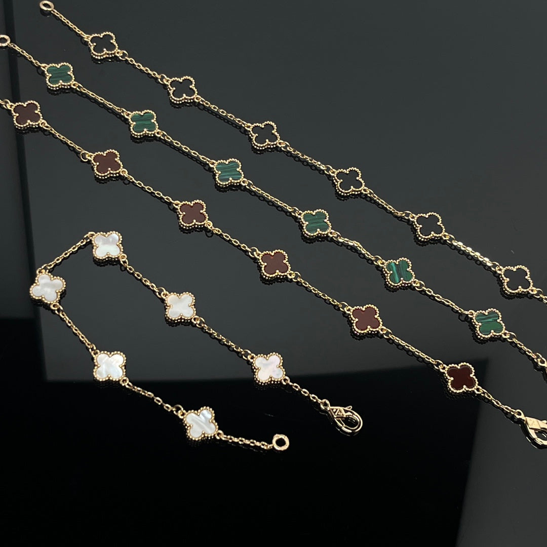 5XVA183KDE Stylishbracelets 6 flowers mini size 0.9cm flower