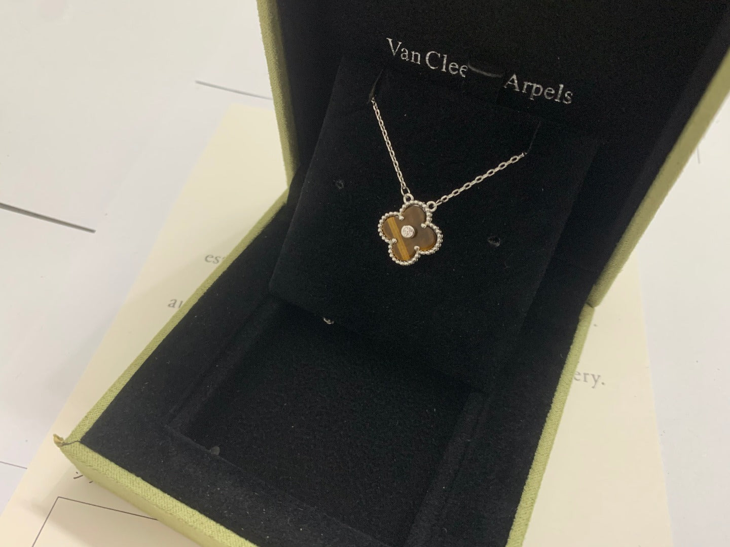 5XVA185XDE Stylish 1 flower necklace