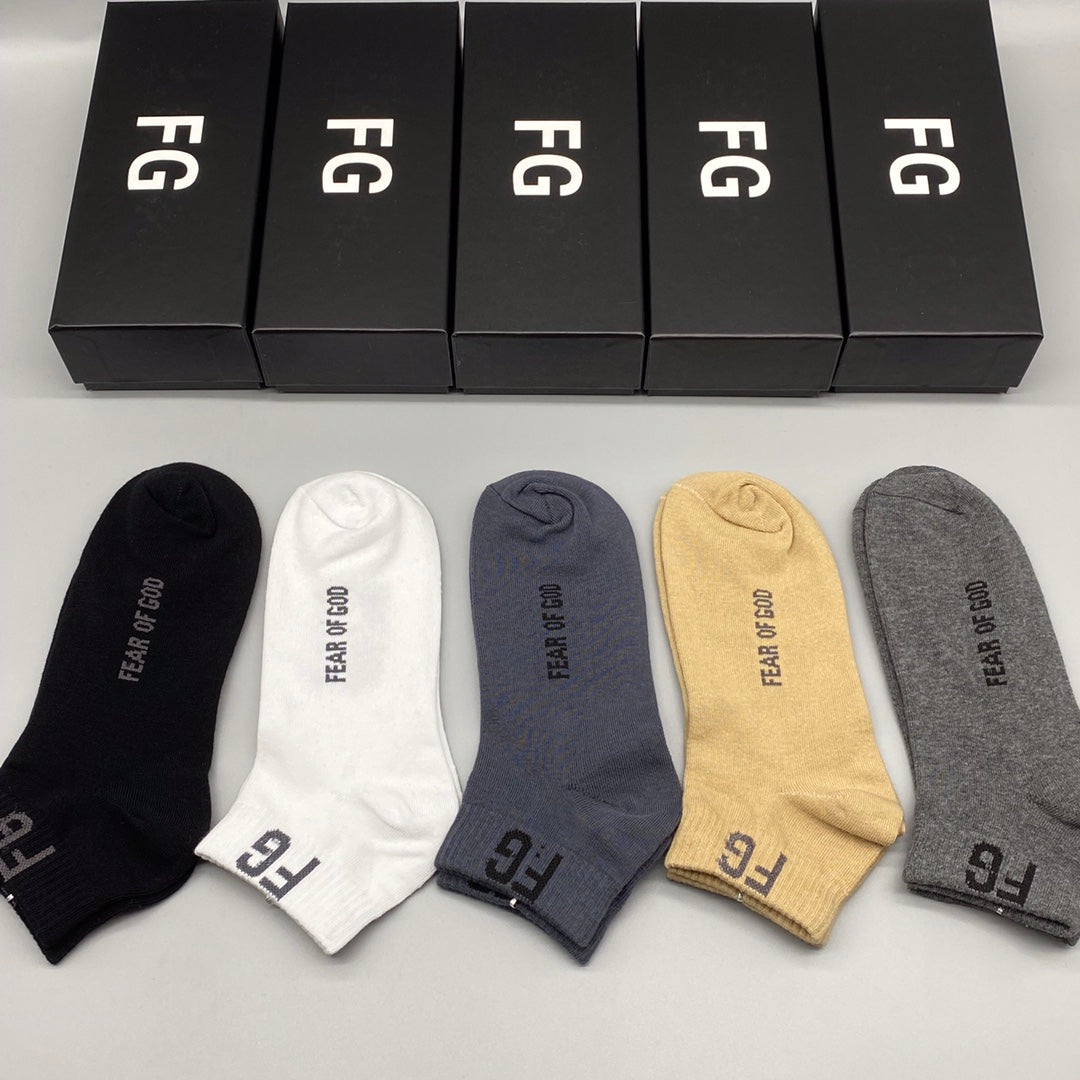 235QA38SDE Stylish socks(5 pairs )