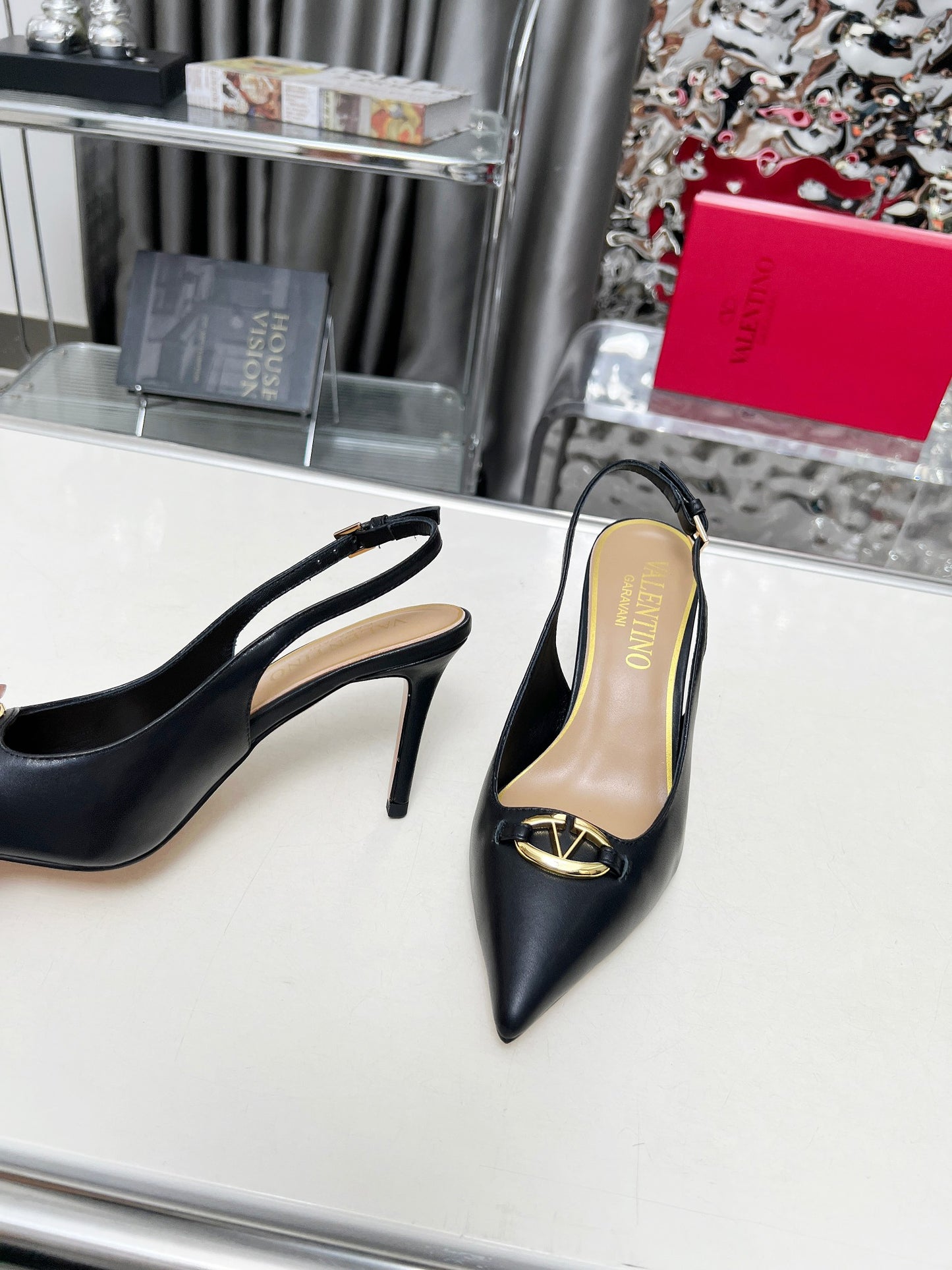 245RVL17ZUEDE Stylish leather  High heels