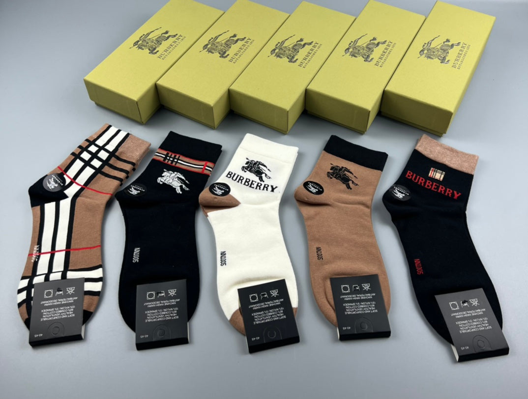 235QR67SDE Stylish socks(5 pairs )