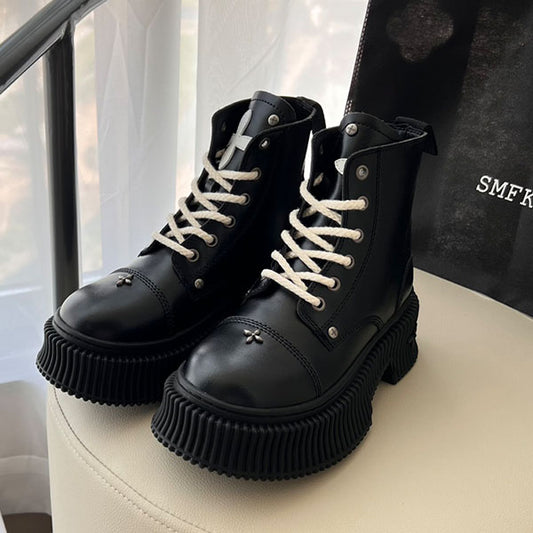 1JA16ZDE Stylish leather boots