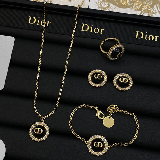 14D206XDE Stylish  Rings Earring Bracelets Necklaces
