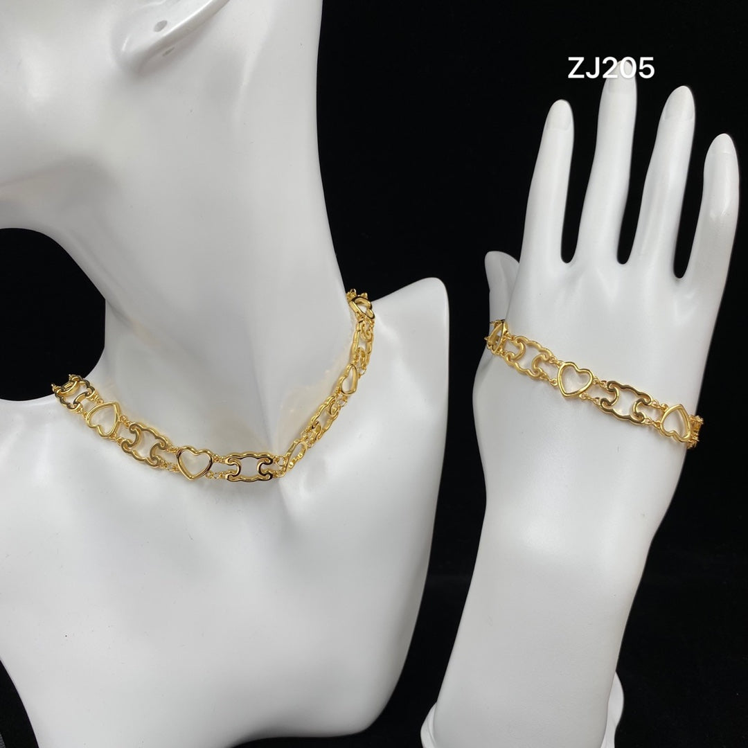 1NCL174XDE Stylish  necklace bracelet