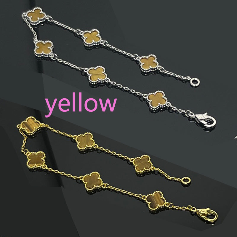 5XVA183KDE Stylishbracelets 6 flowers mini size 0.9cm flower