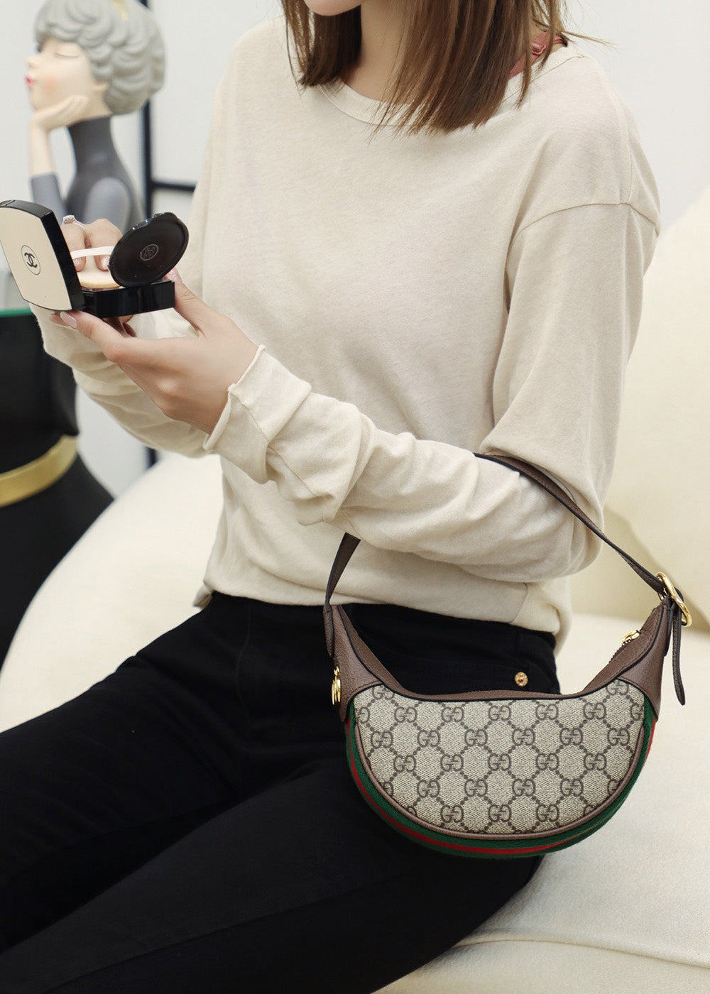 1XB120BDE Stylish leather bag 