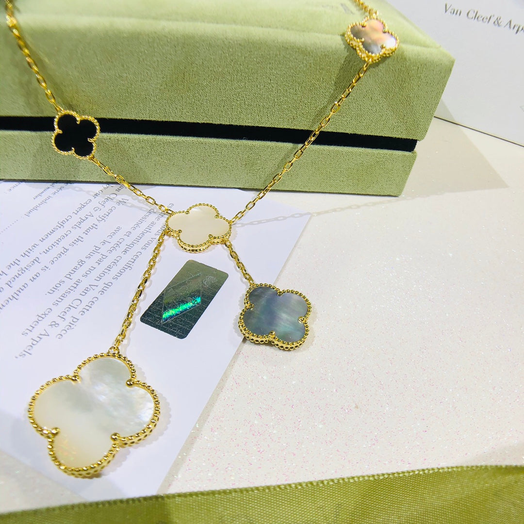 5XVA182KDE Stylish  6 flowers necklaces