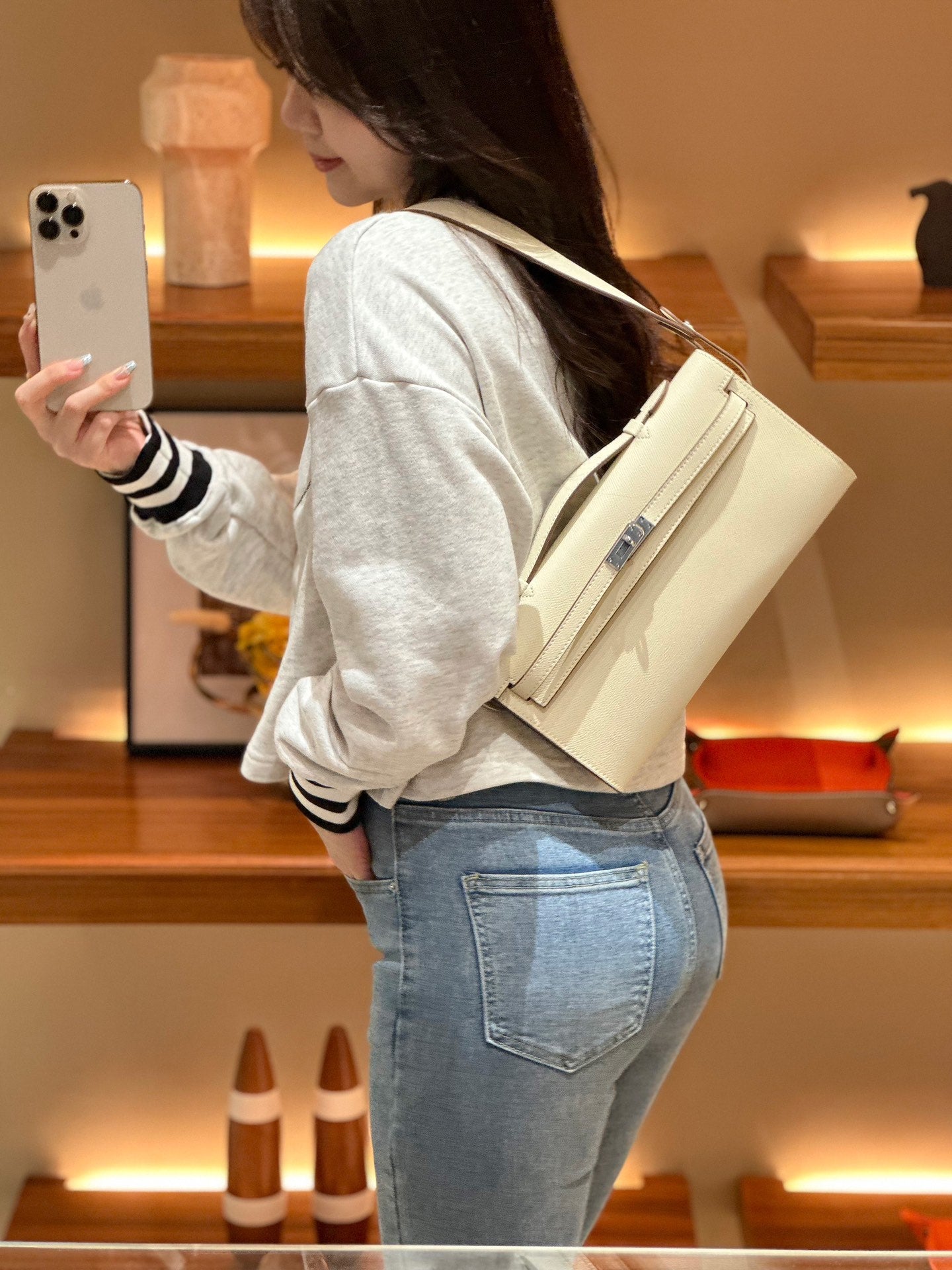 1XH68BDE Stylish leather bag