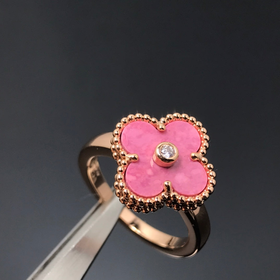 5XVA186XDE Stylish  1 flower necklace and ring