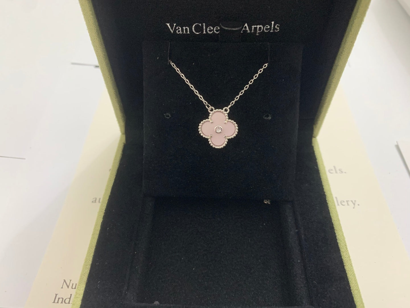 5XVA185XDE Stylish 1 flower necklace