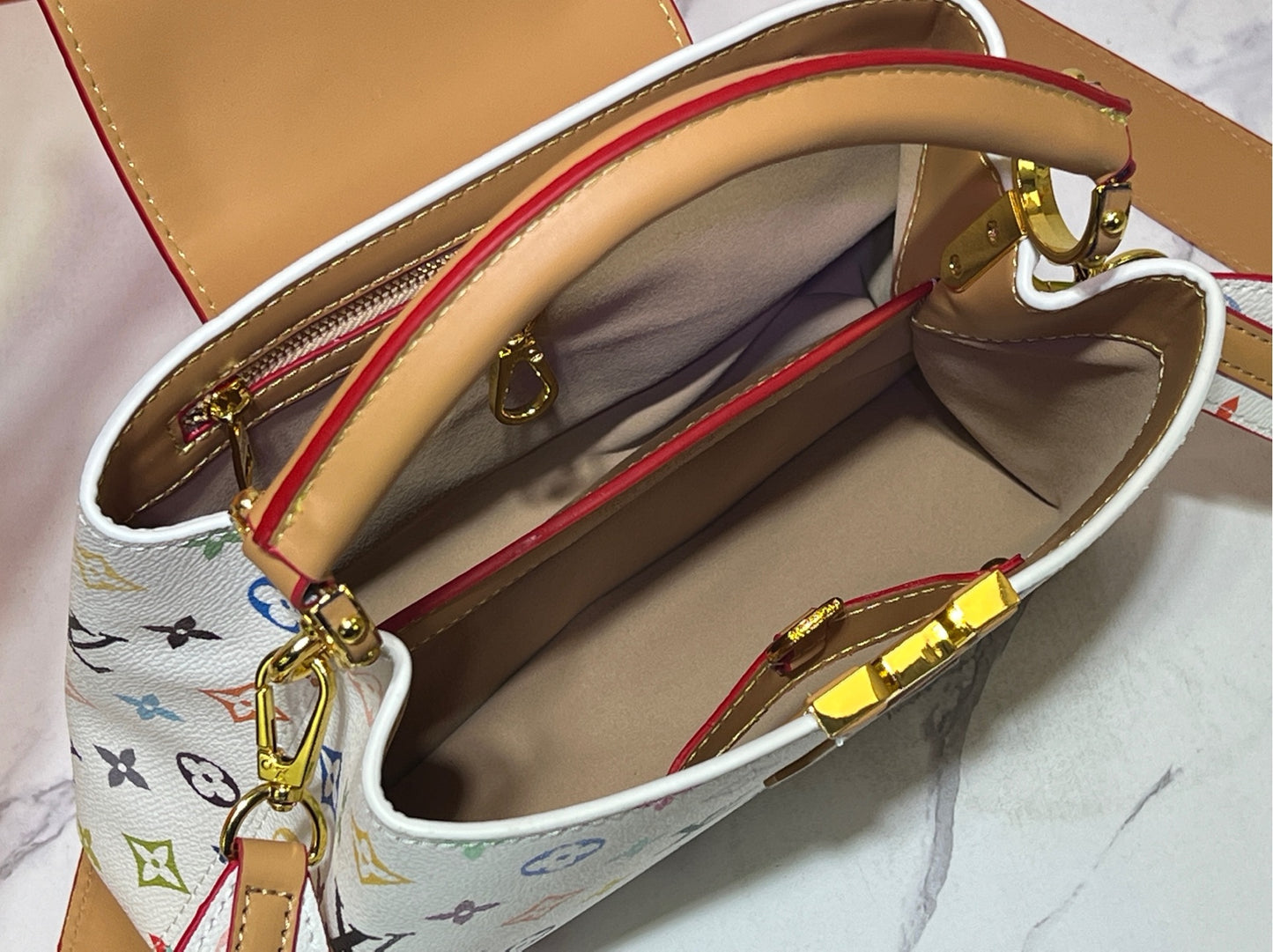 1WE97BDE Stylish leather bag