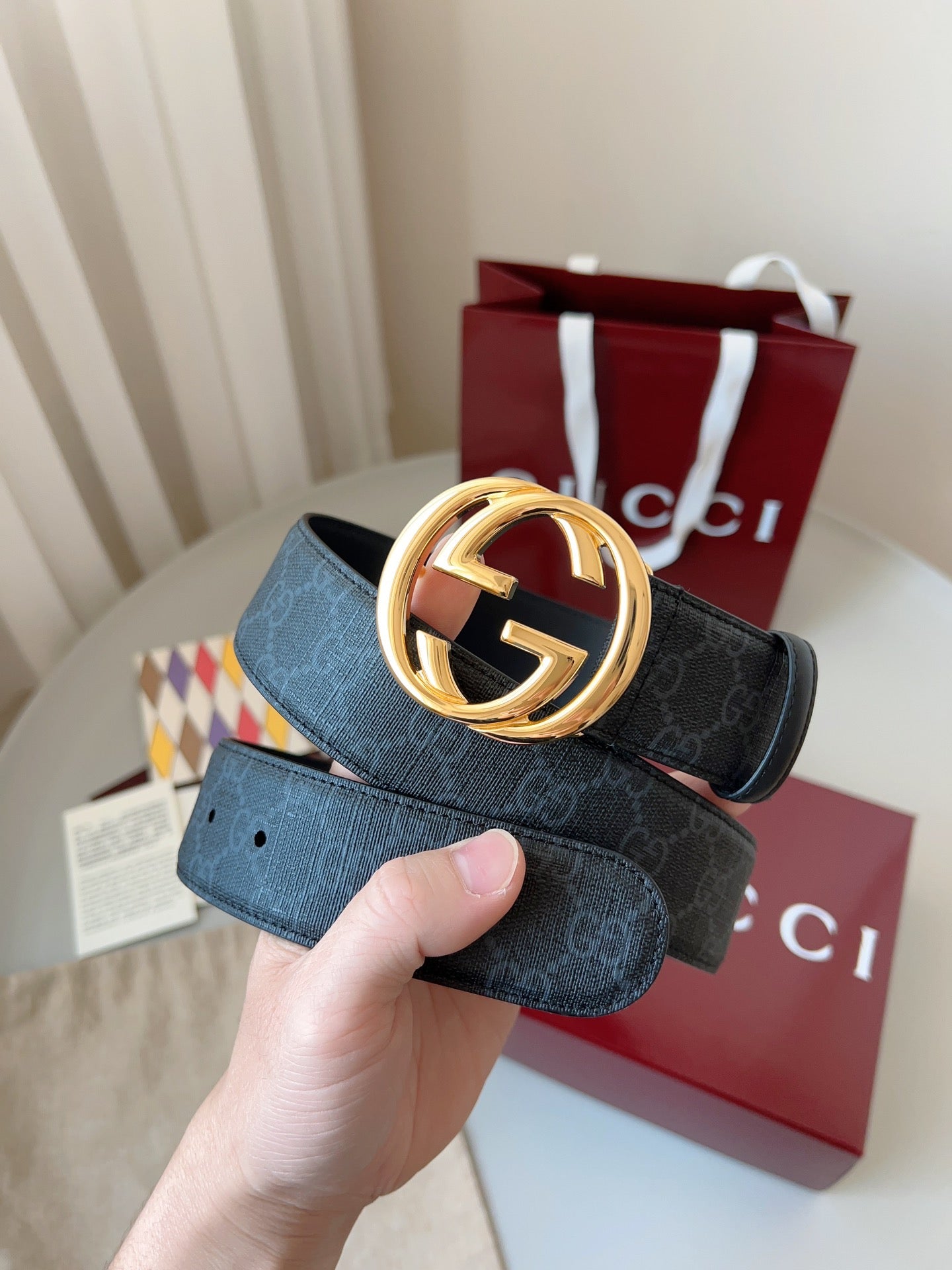 195NB2PDE Stylish high-quality leather belt