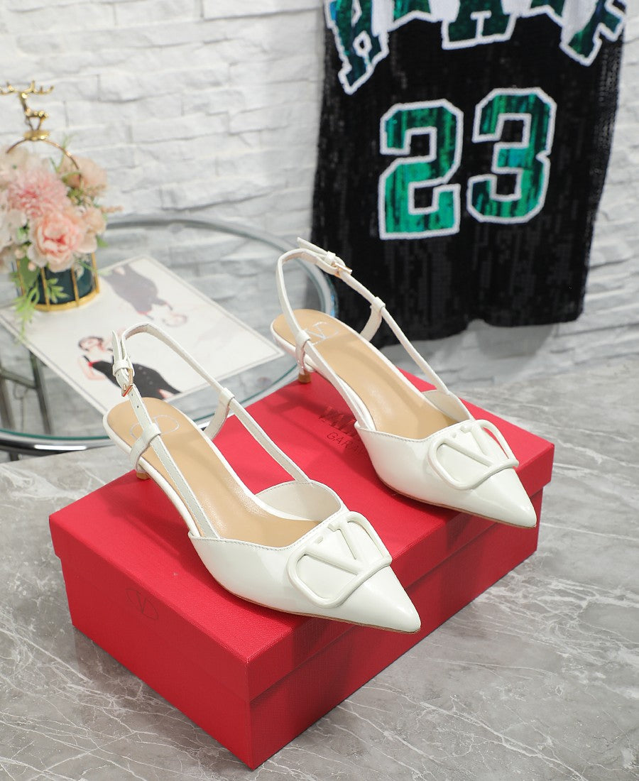 245RVL18ZDE Stylish leather  High heels