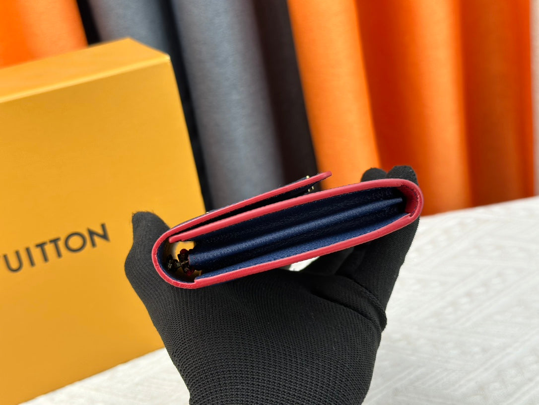 1XE74BDE Stylish leather wallets with package