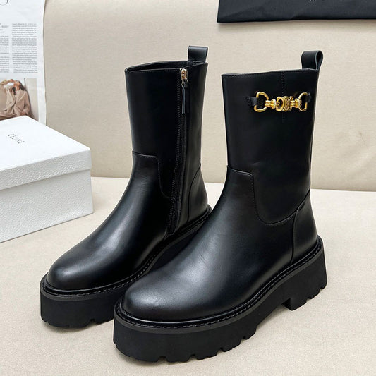 2LCL4XDE Stylish leather  boots