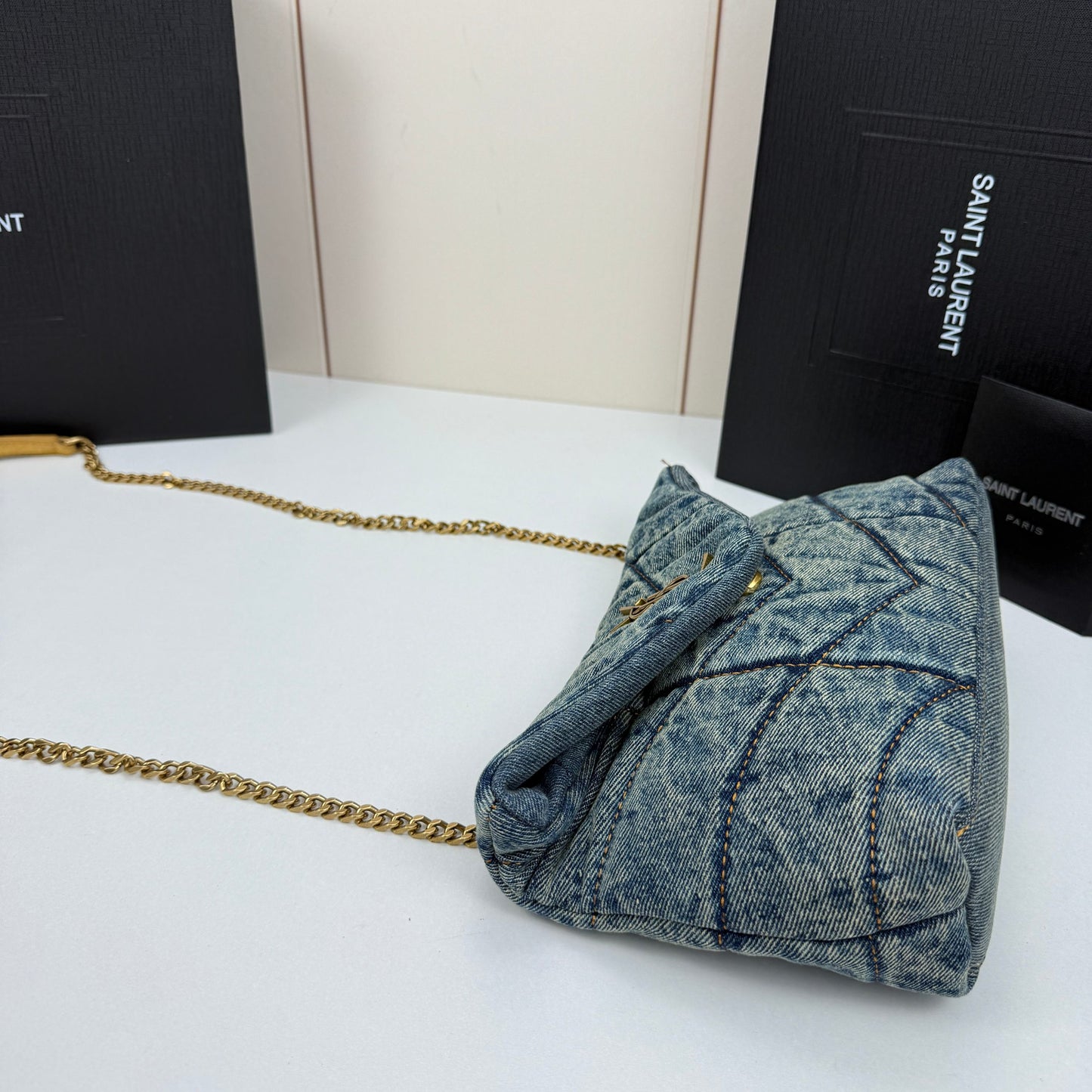 15RSL17BDE Stylish denim bags