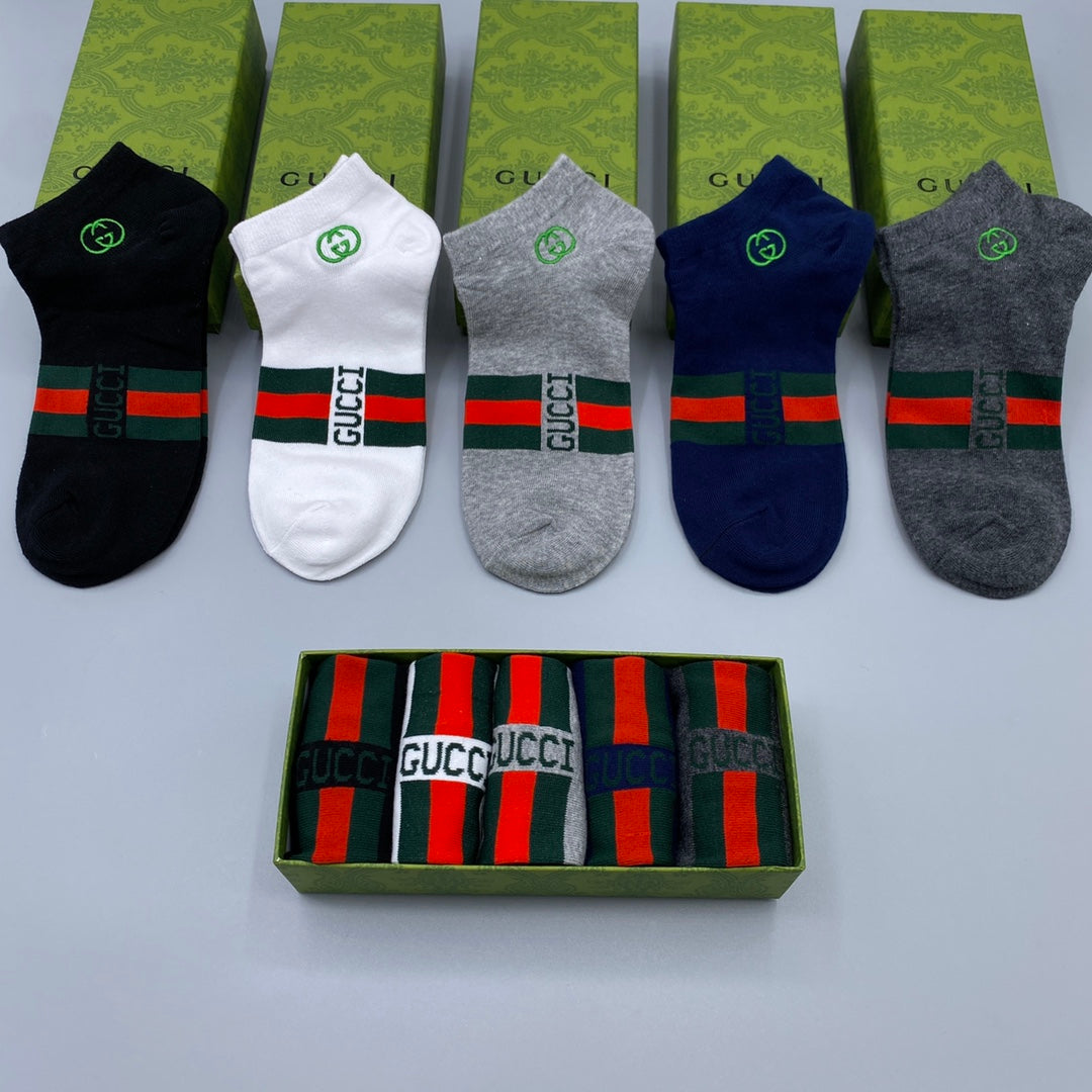 235QB46SDE Stylish socks(5 pairs )