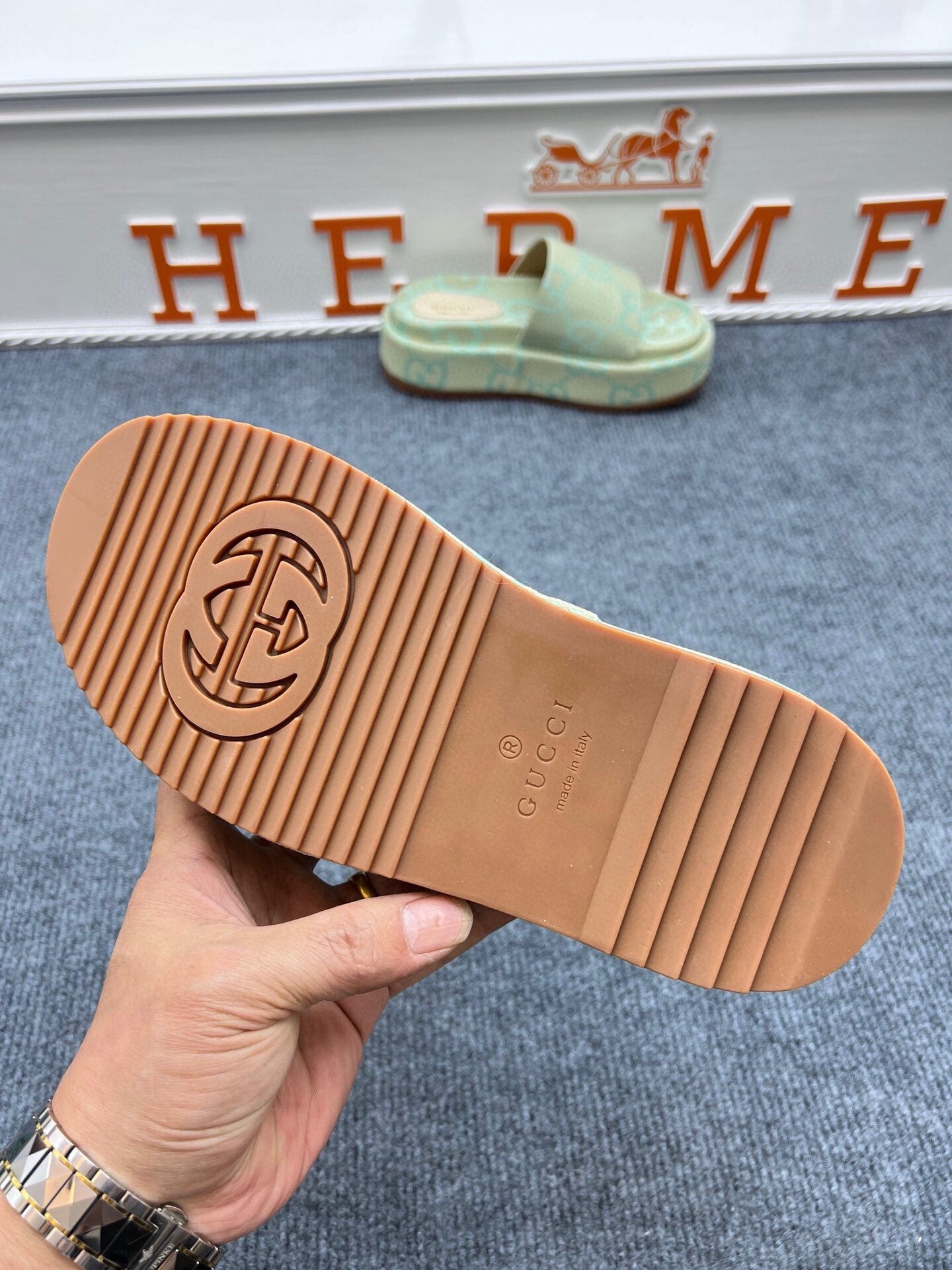 54B122ZDE Stylish slippers  Sole thickness 5.5cm