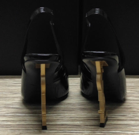 2XSL154ZDE Stylish leather high heels(10.5cm)