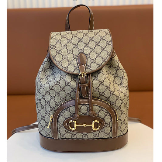 AB021BDE Stylish leather backpacks