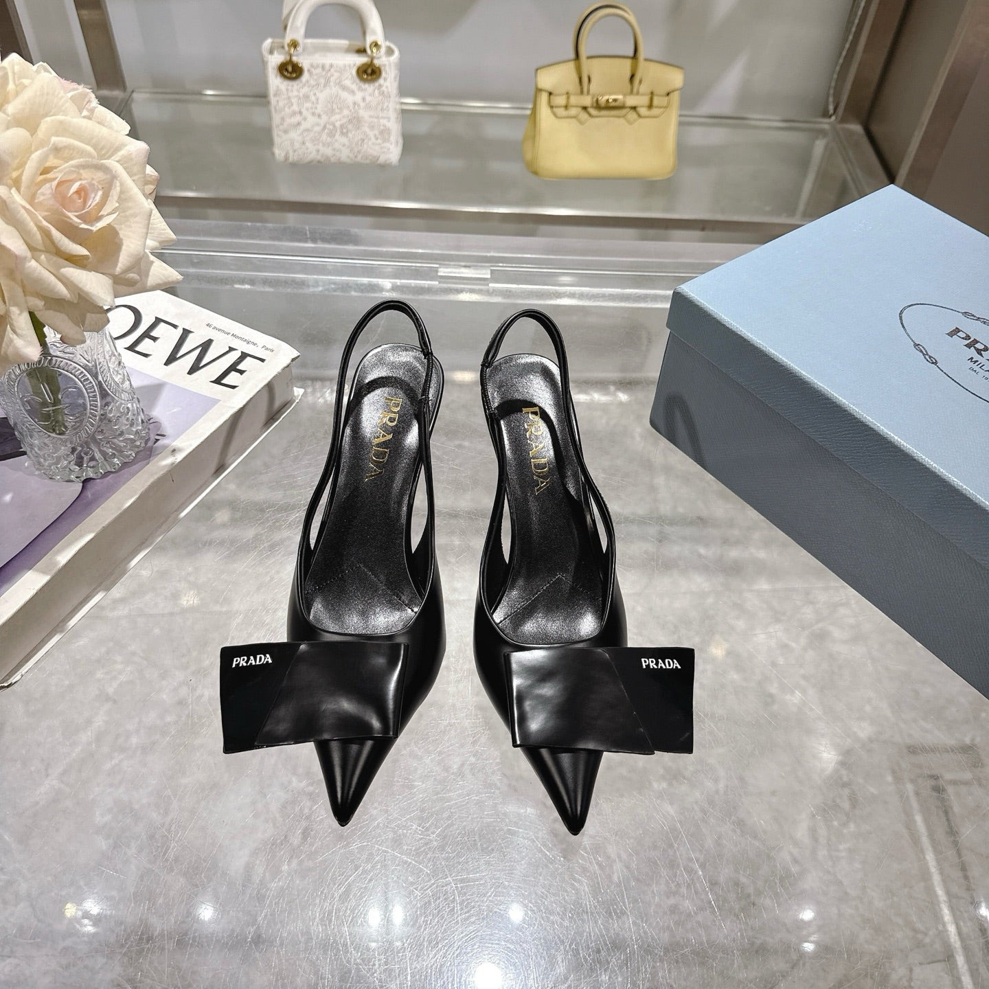 255QP41ZDE Stylish leather High heels