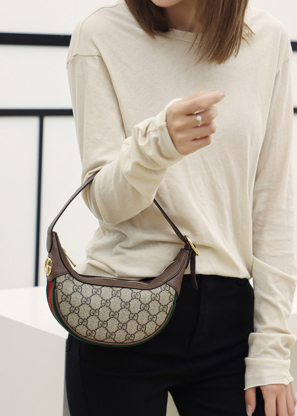 1XB120BDE Stylish leather bag 